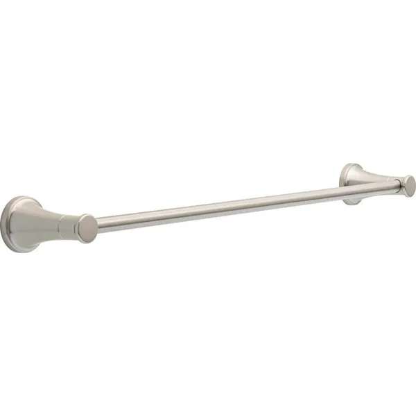 Casara 24 in. Wall Mount Towel Bar Bath Hardware Accessory in Brushed Nickel