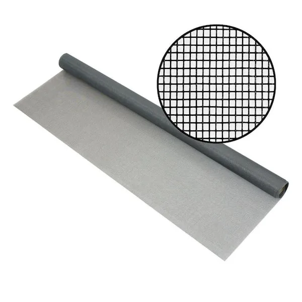 48 in. x 84 in. Charcoal Fiberglass Screen Roll