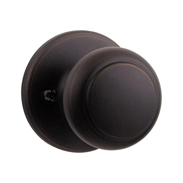Cove Venetian Bronze Half-Dummy Door Knob featuring Microban Technology