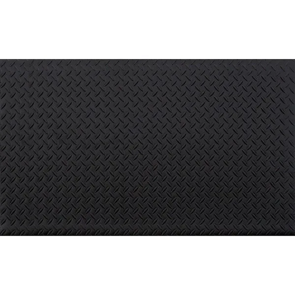 Black 24 in. x 36 in. Anti-Fatigue Vinyl Foam Commercial Mat