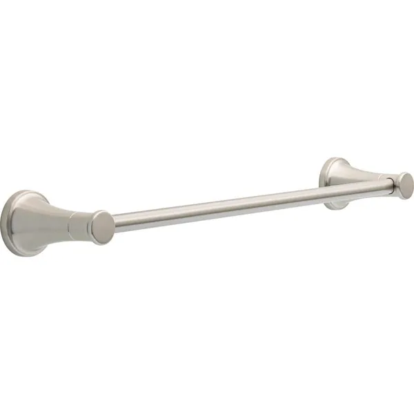 Casara 18 in. Wall Mount Towel Bar Bath Hardware Accessory in Brushed Nickel
