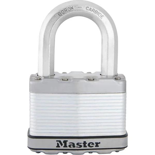 Heavy Duty Outdoor Padlock with Key, 2-1/2 in. Wide, 1-1/2 in. Shackle