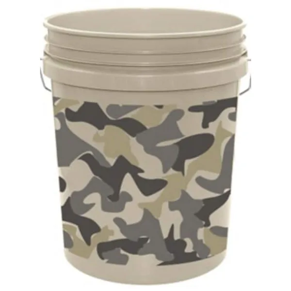 5 gal. Tan Camo Bucket
