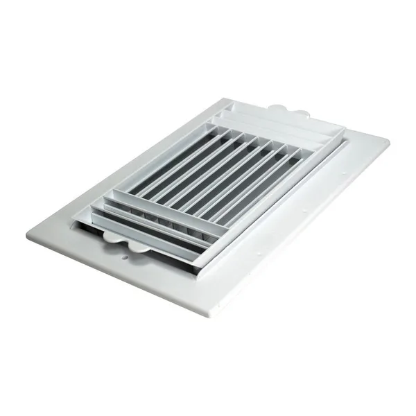 10 in. x 6 in. Plastic Ceiling/Sidewall Register 3-Way
