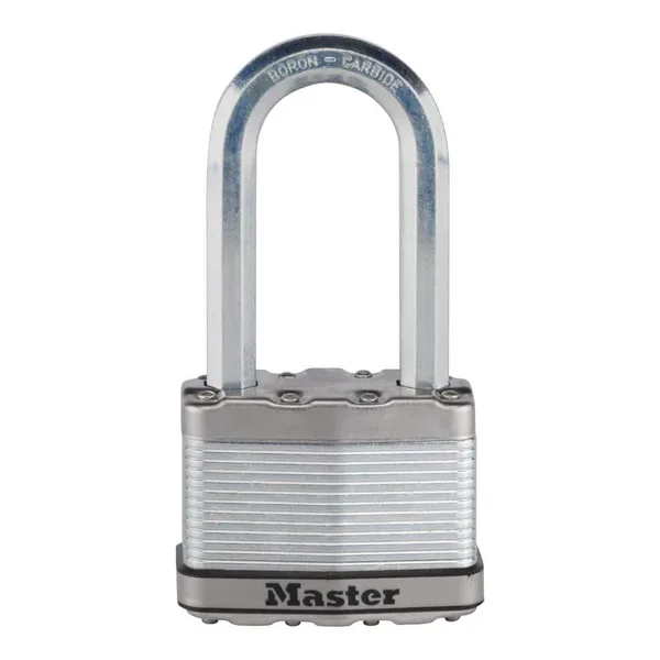 Heavy Duty Outdoor Padlock with Key, 2-1/2 in. Wide, 2-1/2 in. Shackle