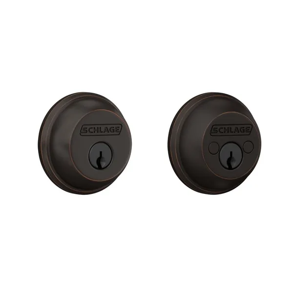 B62 Series Aged Bronze Double Cylinder Deadbolt Certified Highest for Security and Durability