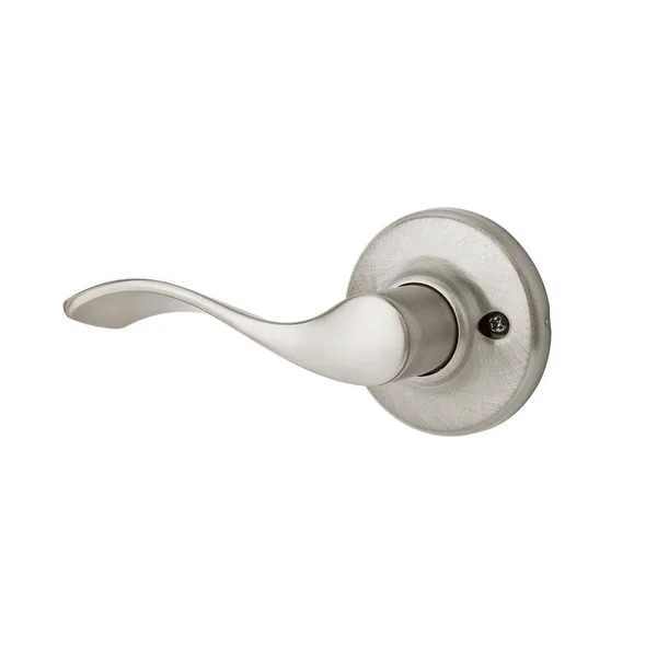 Balboa Satin Nickel Left-Handed Half-Dummy Door Handle featuring Microban Technology