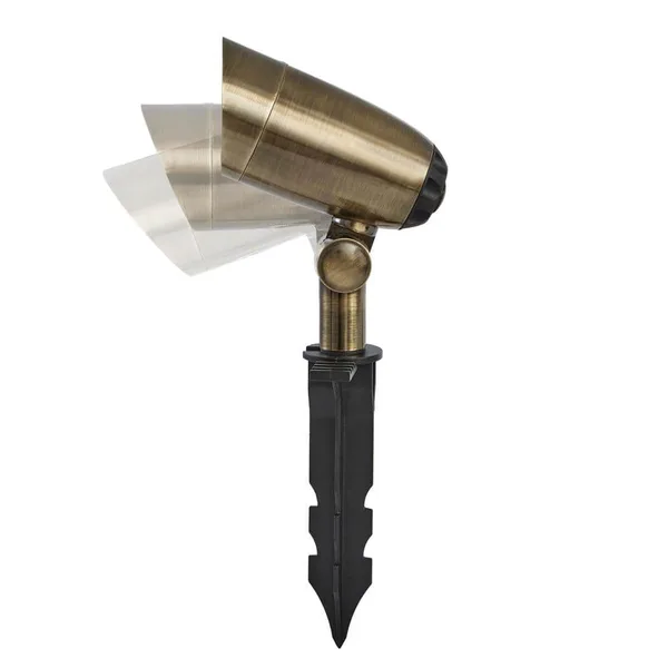 CE Low Voltage 12-Volt GunMetal Brass LED Spotlight with CCT Beam Angle, 5-Watt 350 Lumens