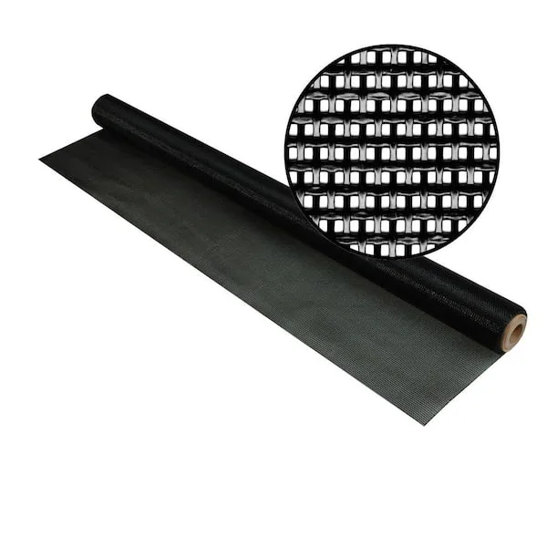 48 in. x 84 in. Black SunTex 80